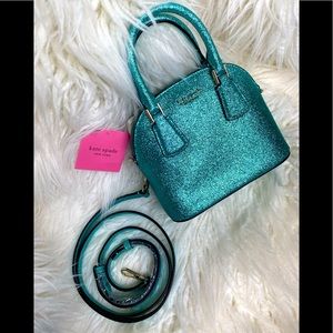 ♠️ NWT Kate Spade Sylvia Glitter Mini Dome Satchel